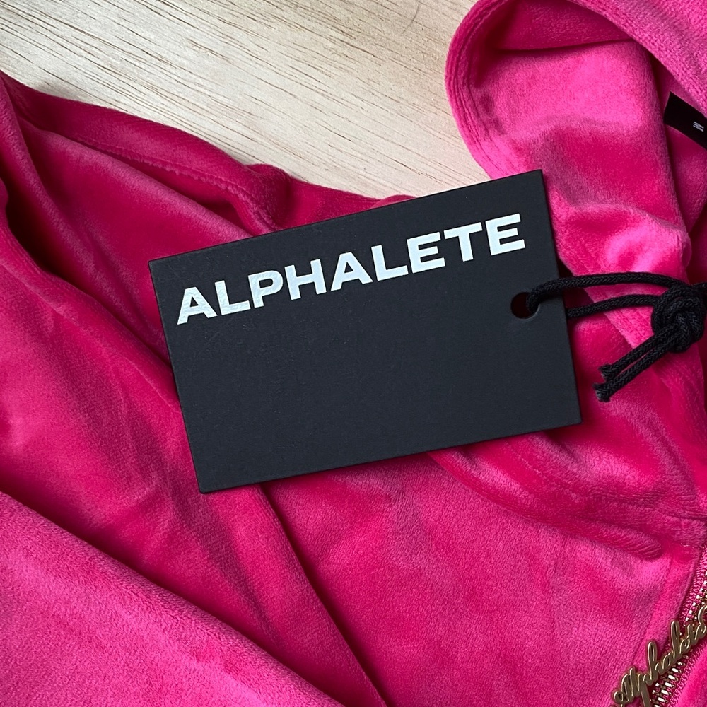 VELOUR ZIP HOODIE - Picture 7 of 13